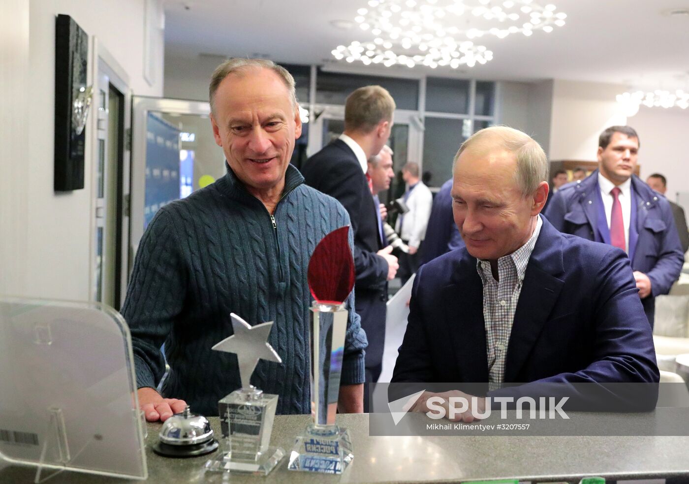 Russian President Vladimir Putin visits Sport Inn complex in Sochi