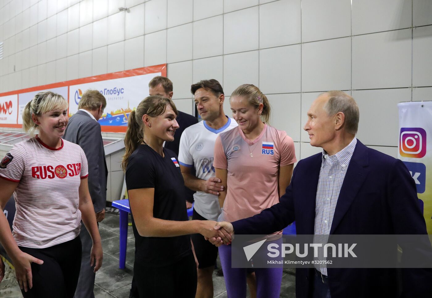 Russian President Vladimir Putin visits Sport Inn complex in Sochi