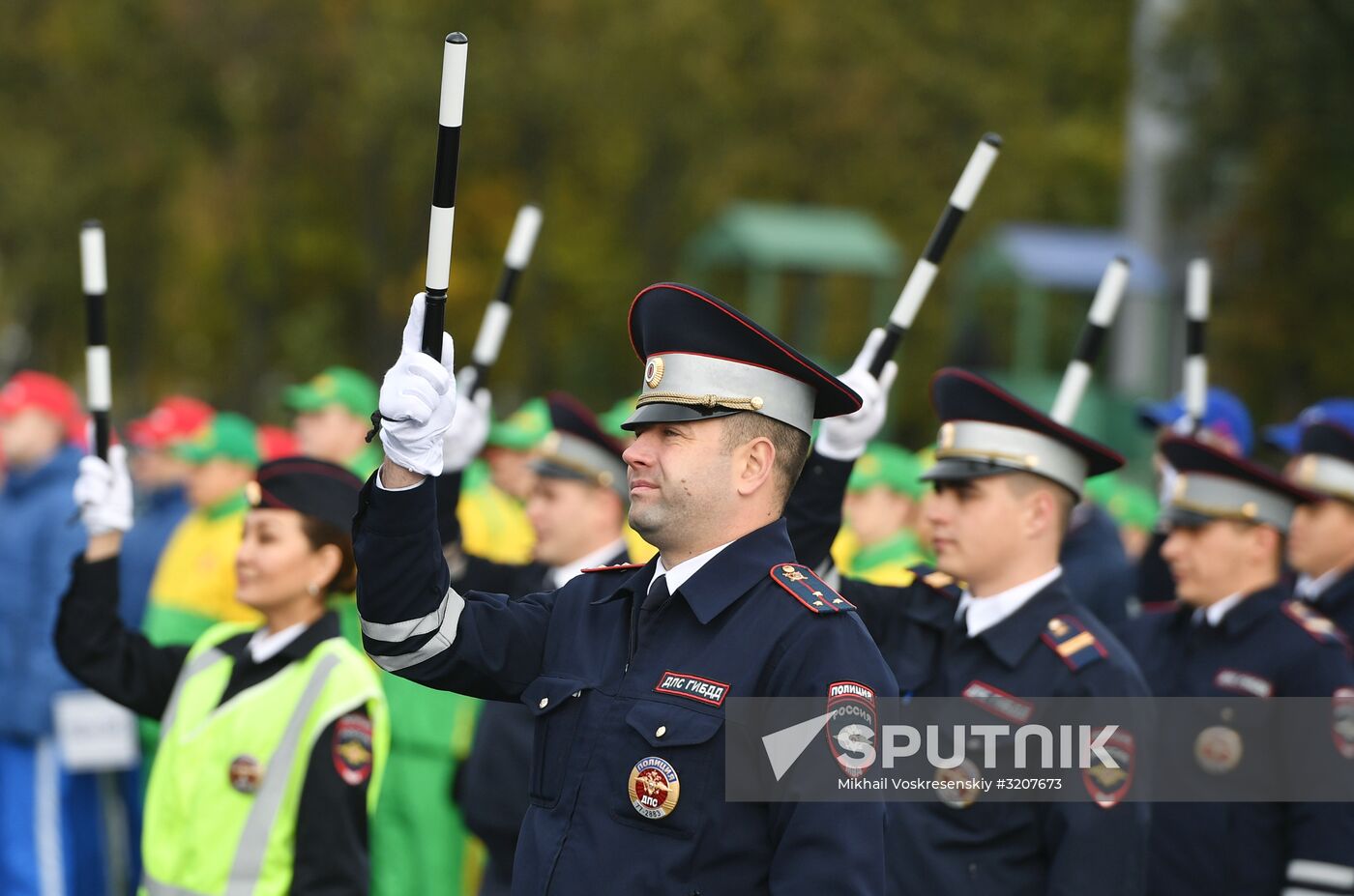 Russian capital's police holds athletic festival