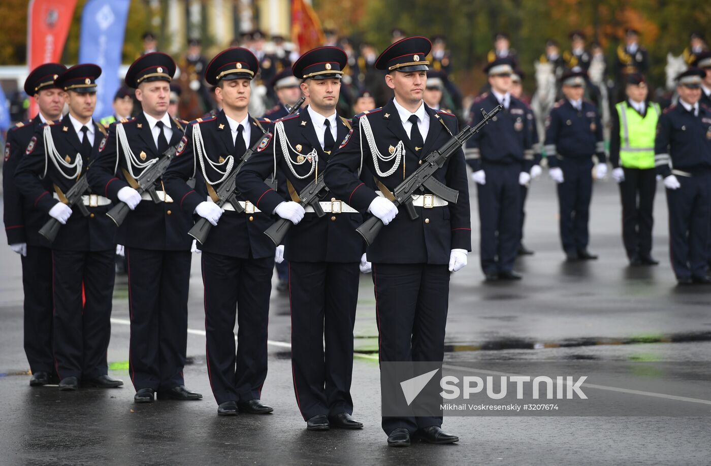 Russian capital's police holds athletic festival