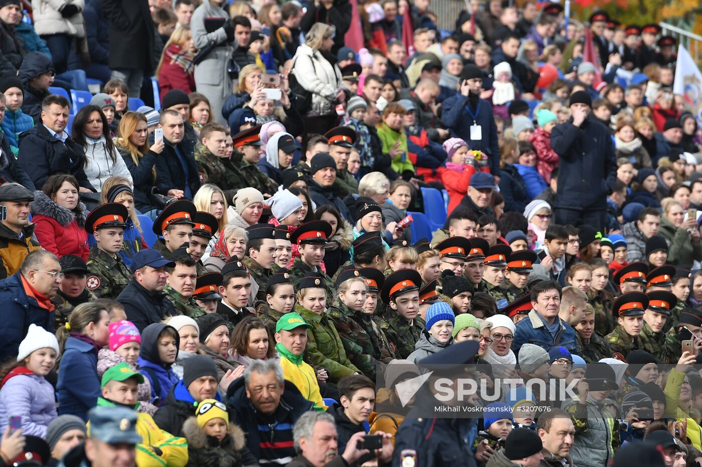 Russian capital's police holds athletic festival
