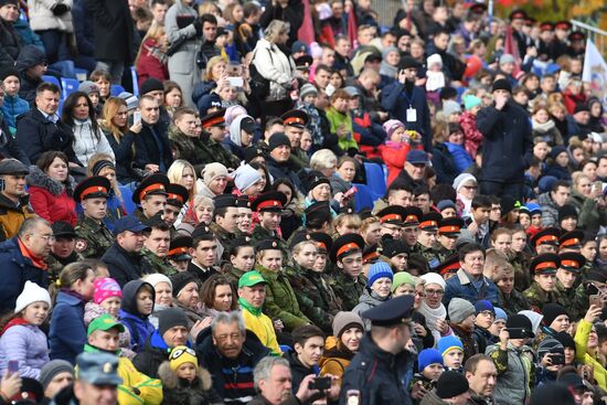 Russian capital's police holds athletic festival