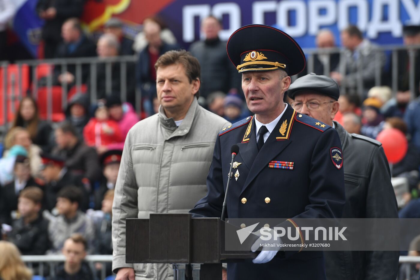 Russian capital's police holds athletic festival