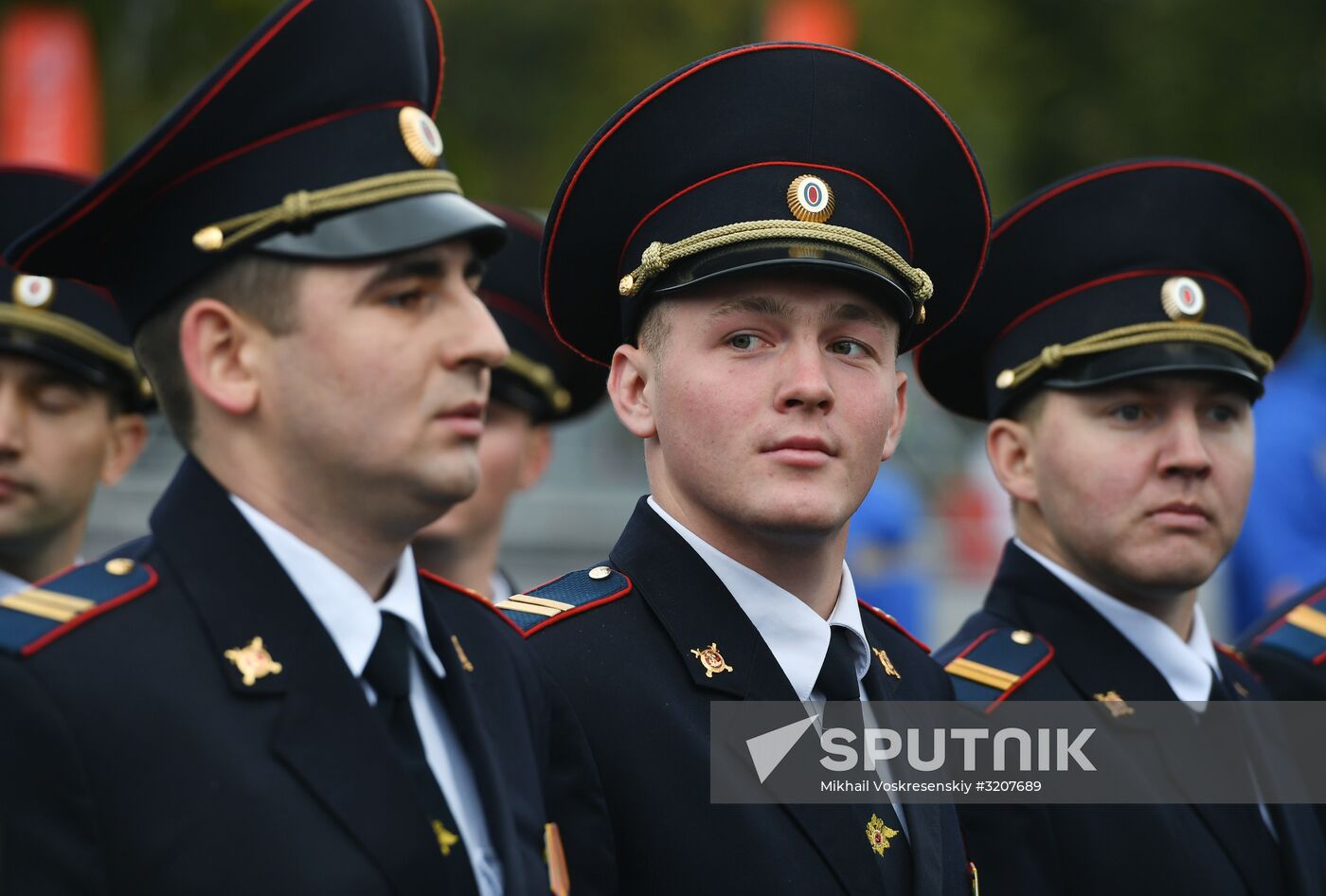 Russian capital's police holds athletic festival