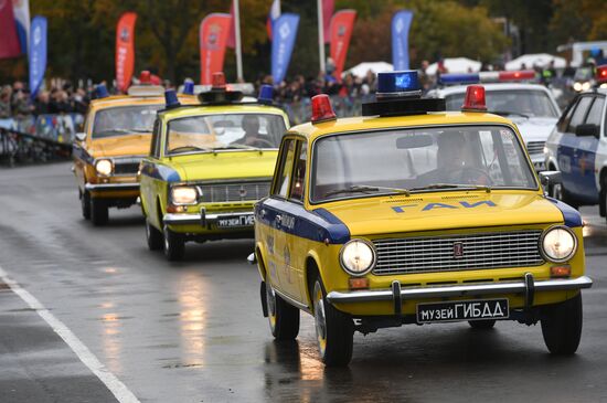 Russian capital's police holds athletic festival