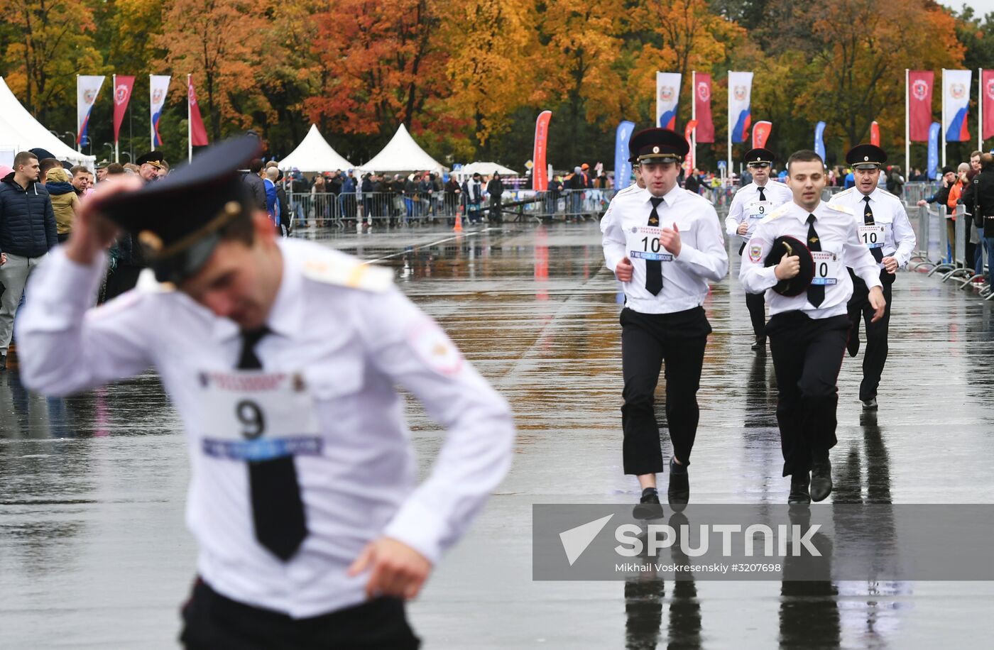 Russian capital's police holds athletic festival