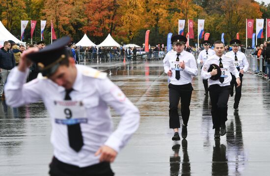 Russian capital's police holds athletic festival