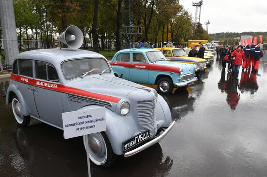 Russian capital's police holds athletic festival