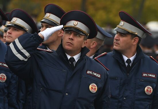 Russian capital's police holds athletic festival