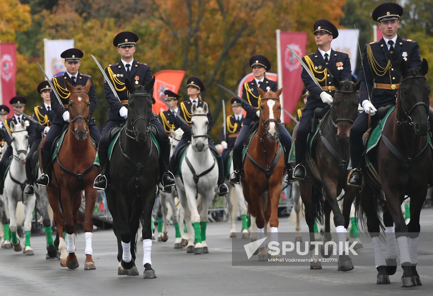 Russian capital's police holds athletic festival