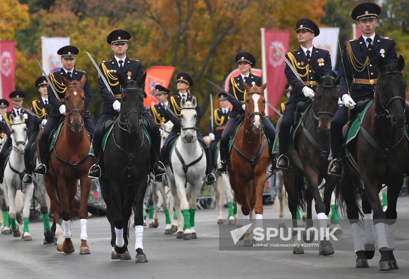 Russian capital's police holds athletic festival
