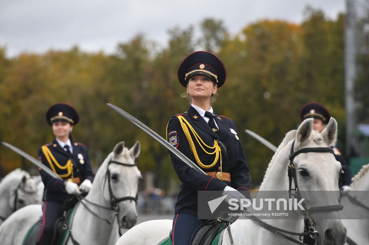 Russian capital's police holds athletic festival