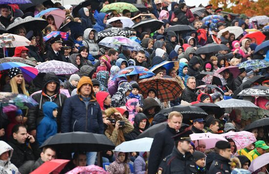 Russian capital's police holds athletic festival