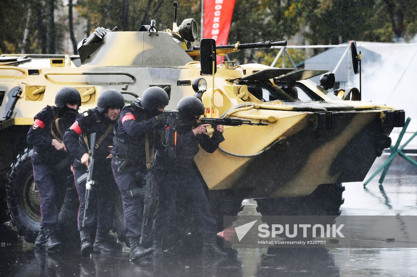 Russian capital's police holds athletic festival