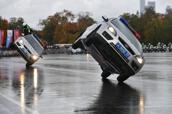 Russian capital's police holds athletic festival