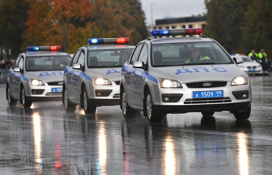 Russian capital's police holds athletic festival