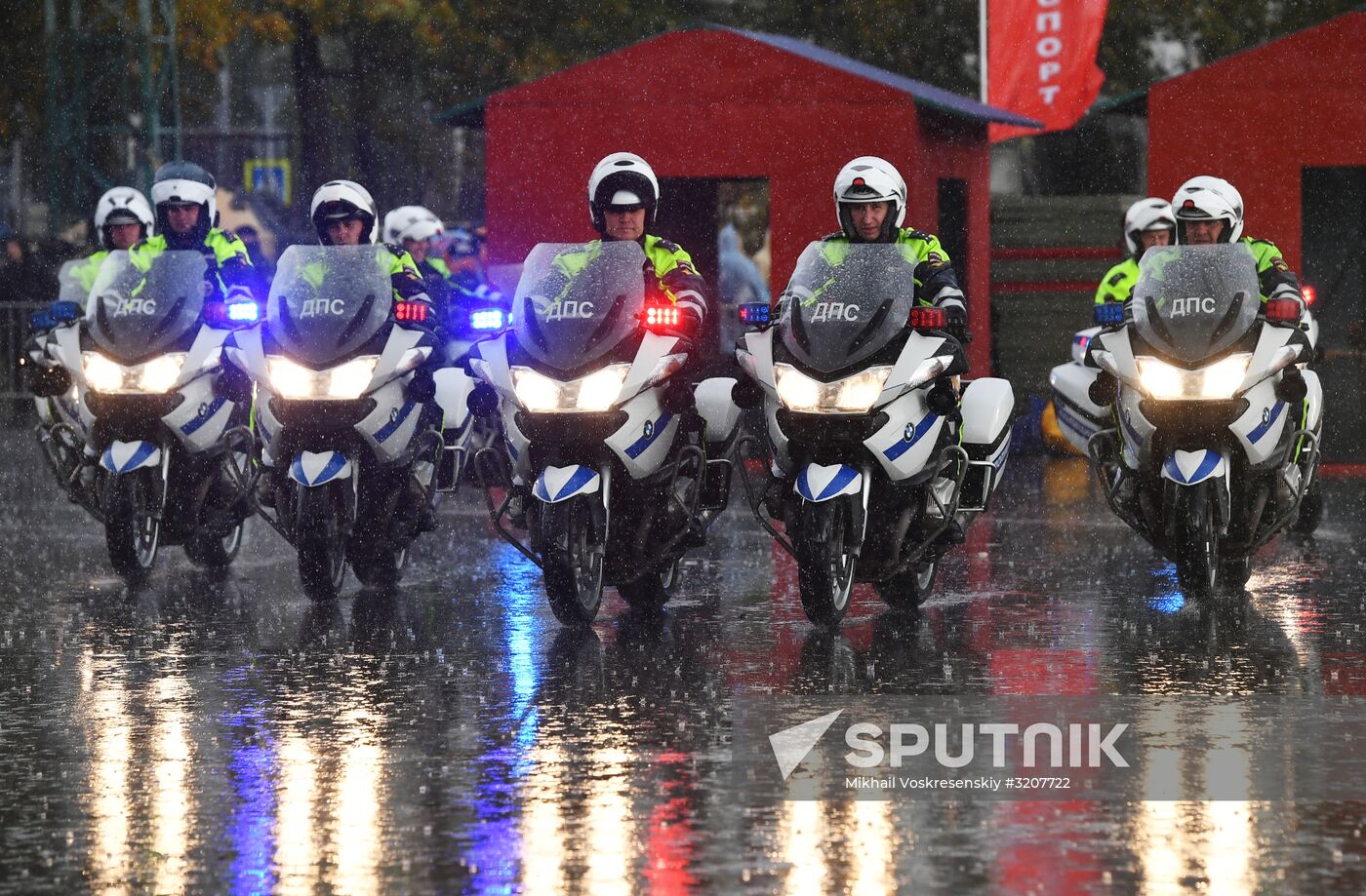 Russian capital's police holds athletic festival