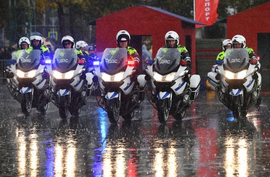 Russian capital's police holds athletic festival