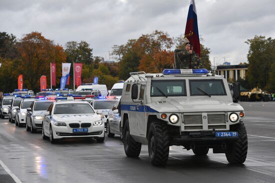 Russian capital's police holds athletic festival