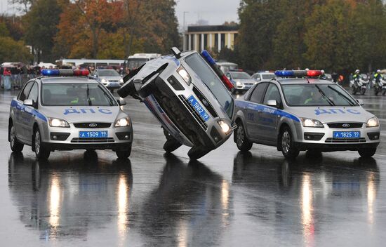Russian capital's police holds athletic festival