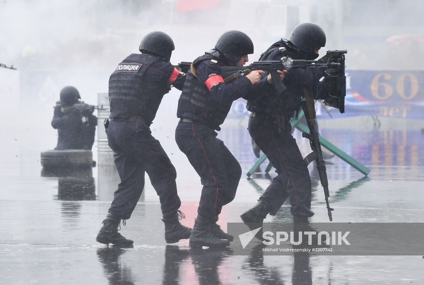 Russian capital's police holds athletic festival