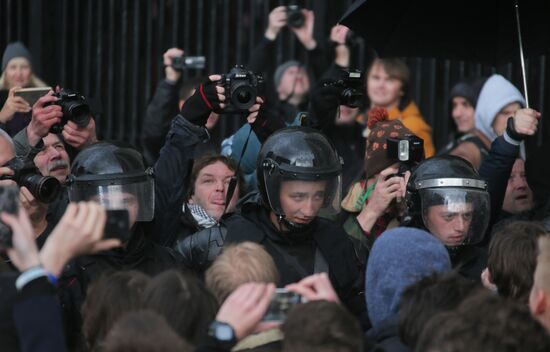 Unauthorized protests