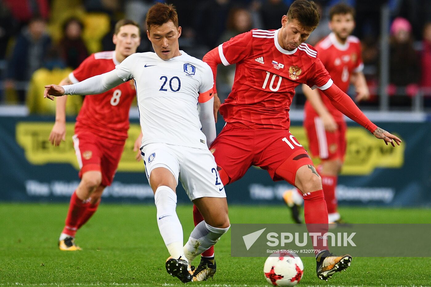 Football friendly Russia vs. South Korea