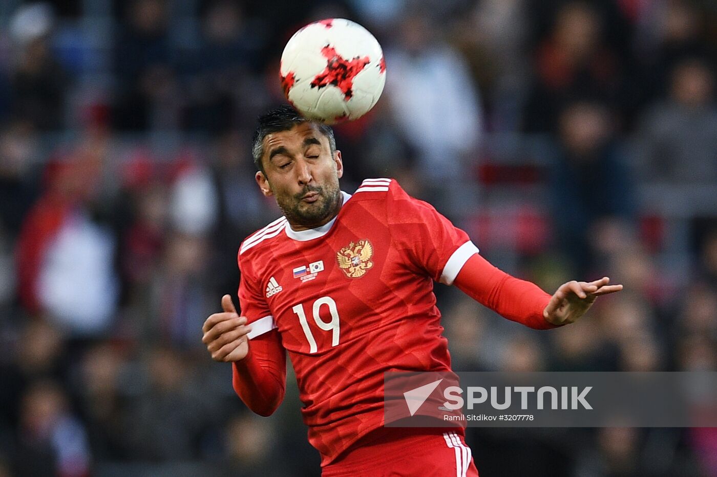 Football friendly Russia vs. South Korea