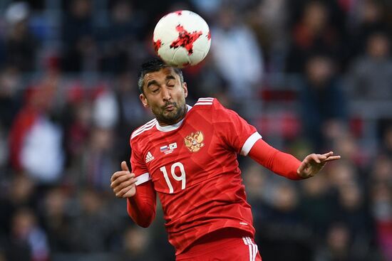 Football friendly Russia vs. South Korea