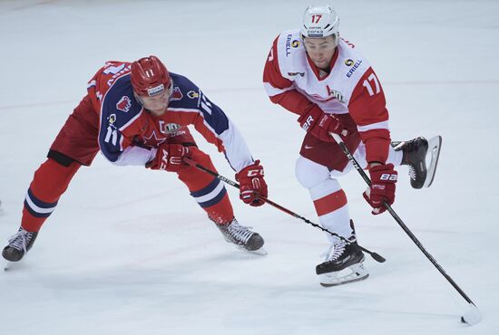 Ice hockey. KHL. CSKA vs. Spartak