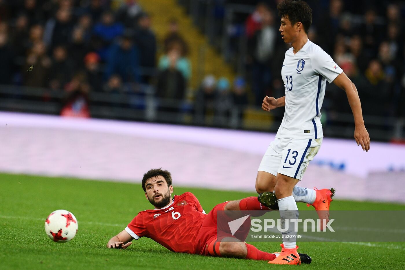 Football friendly Russia vs. South Korea