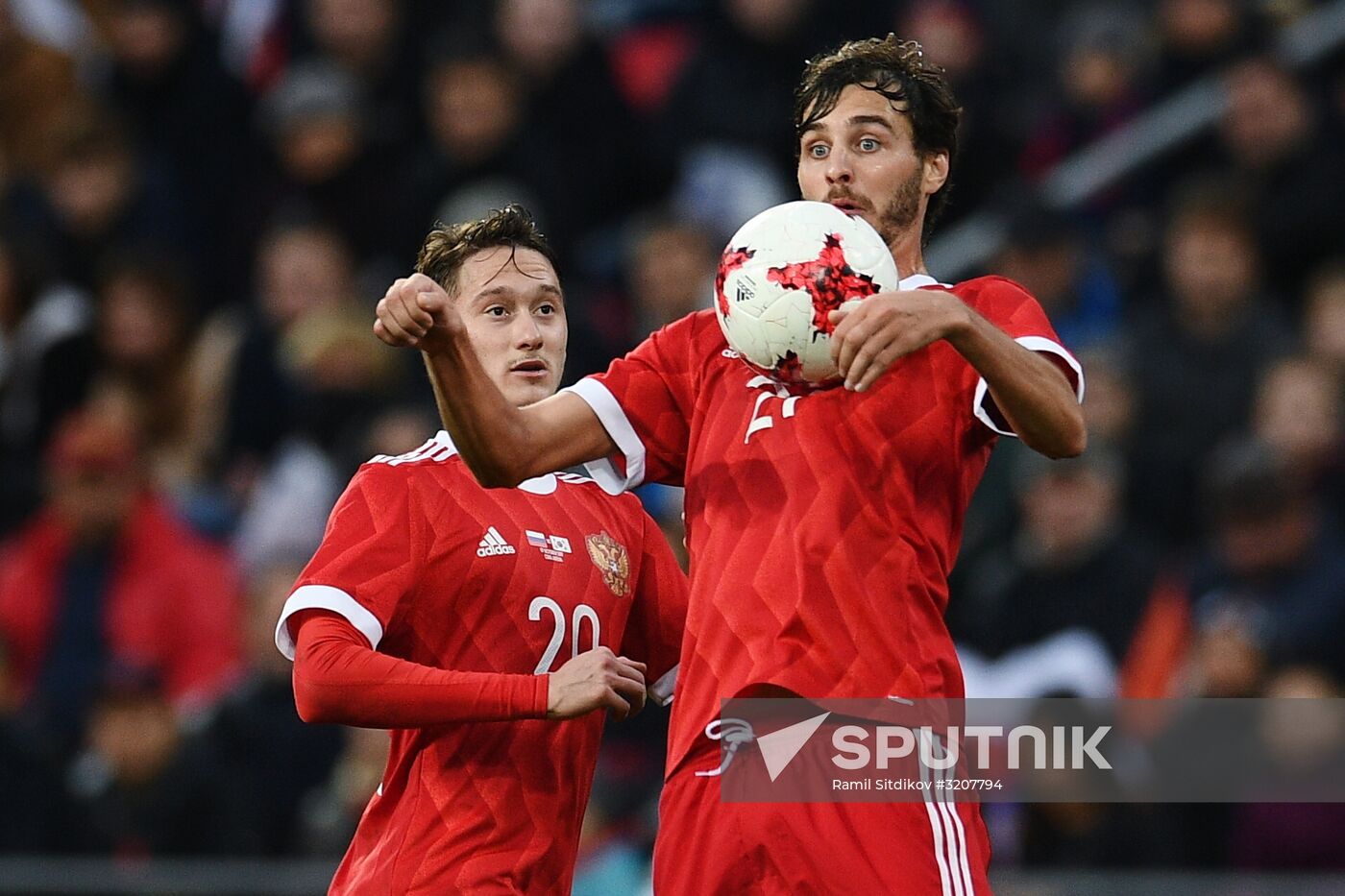 Football friendly Russia vs. South Korea