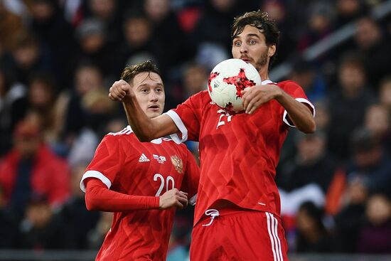 Football friendly Russia vs. South Korea