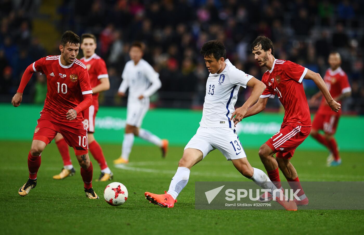 Football friendly Russia vs. South Korea