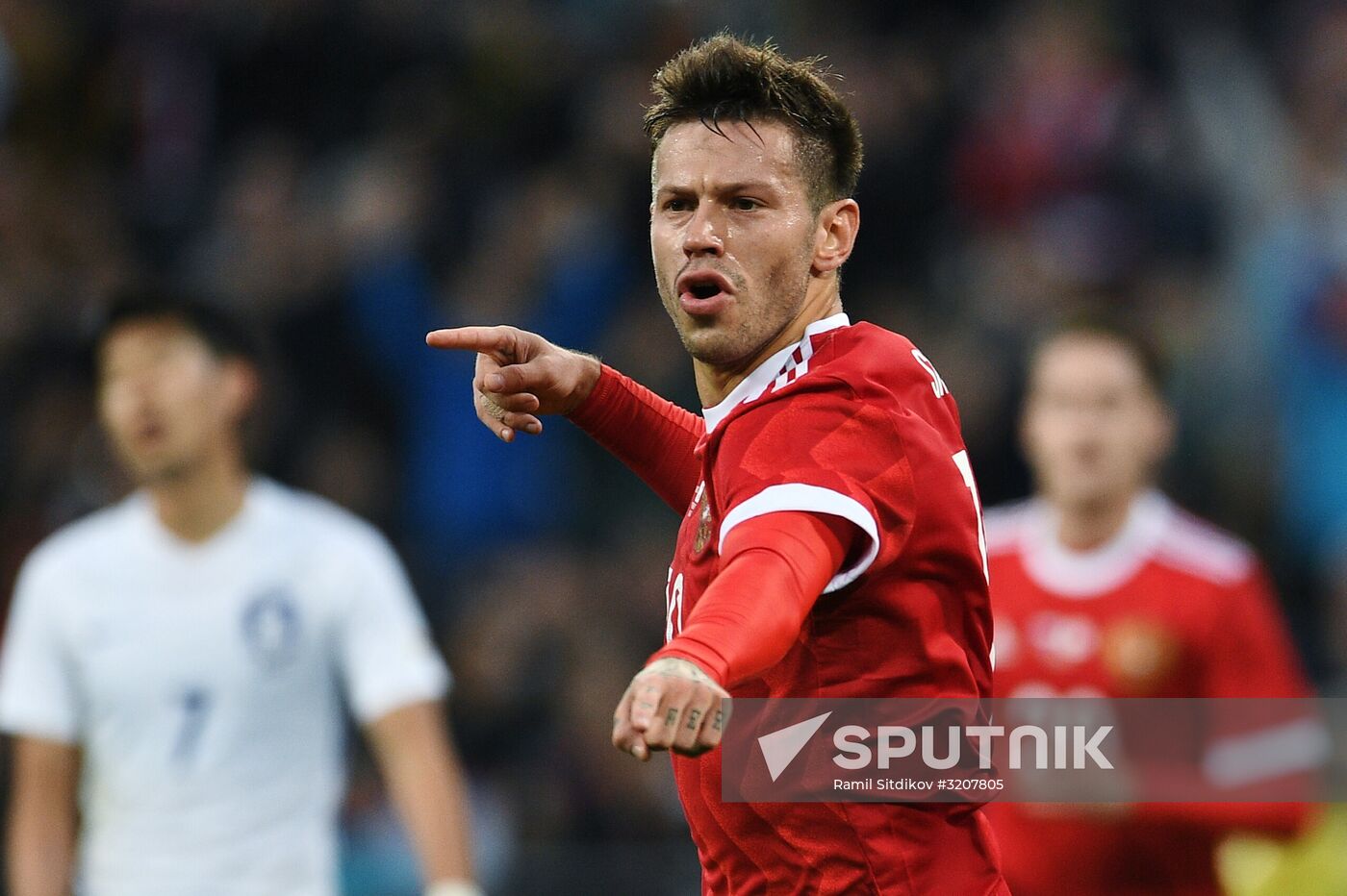 Football friendly Russia vs. South Korea