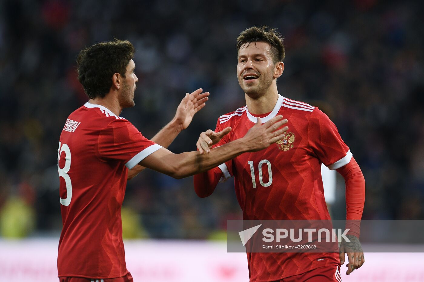 Football friendly Russia vs. South Korea