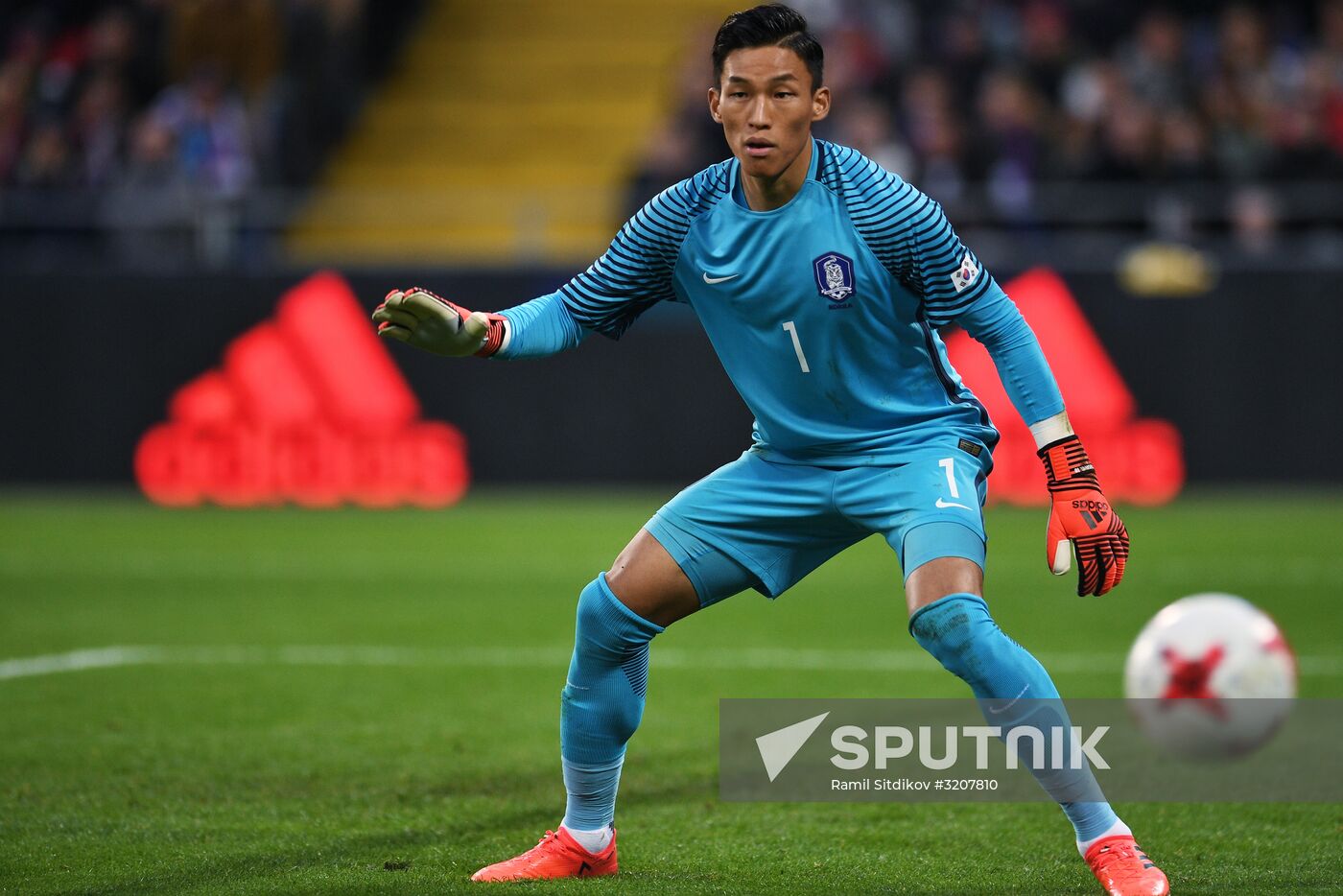 Football friendly Russia vs. South Korea