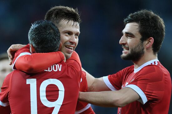 Football friendly Russia vs. South Korea