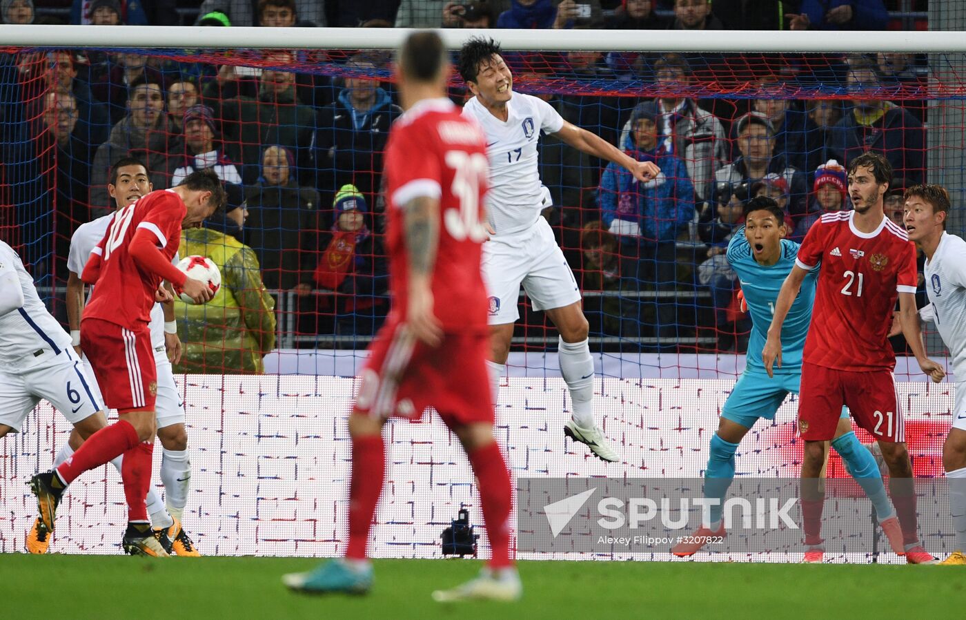 Football friendly Russia vs. South Korea
