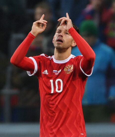 Football friendly Russia vs. South Korea