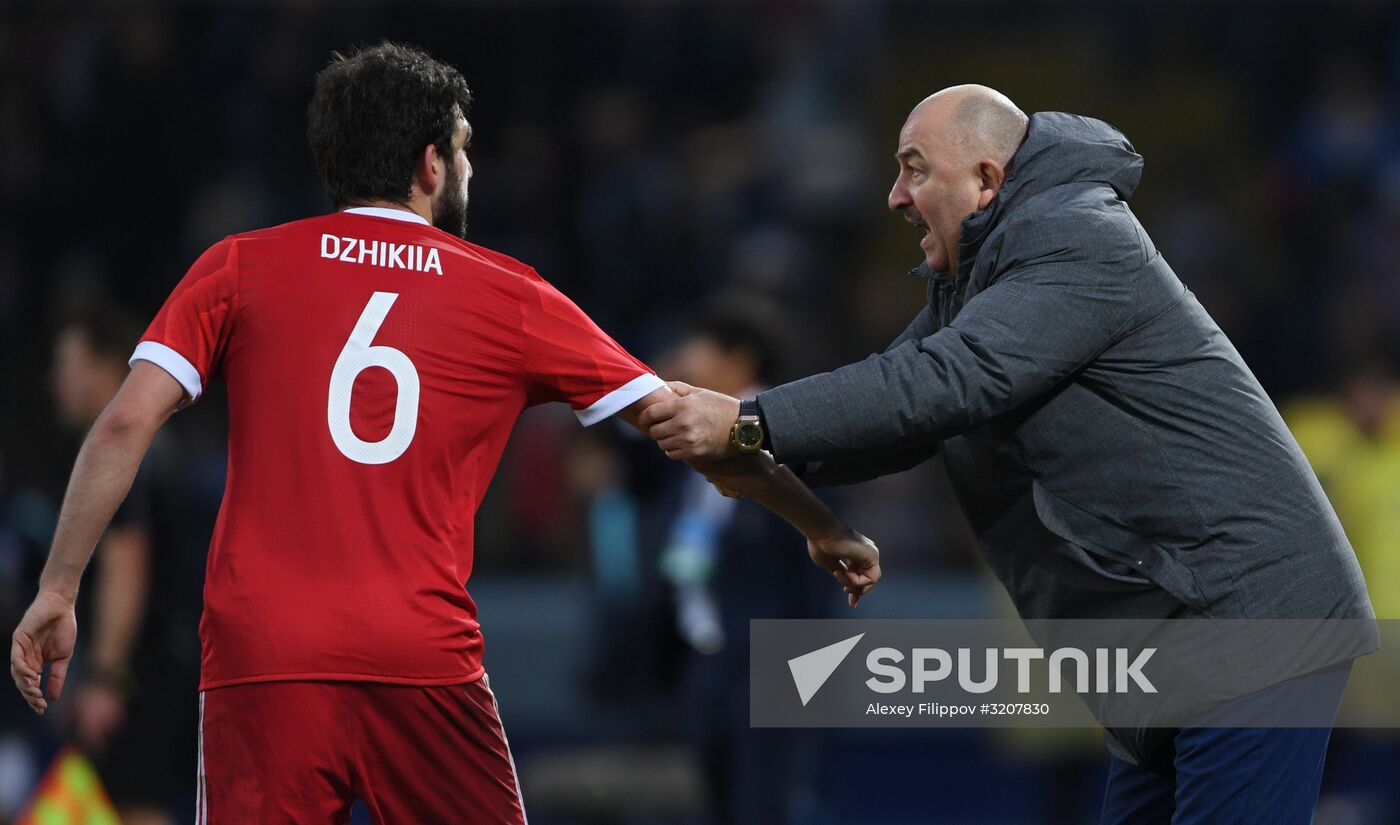 Football friendly Russia vs. South Korea