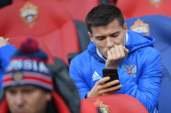 Football friendly Russia vs. South Korea