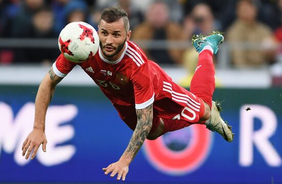 Football friendly Russia vs. South Korea