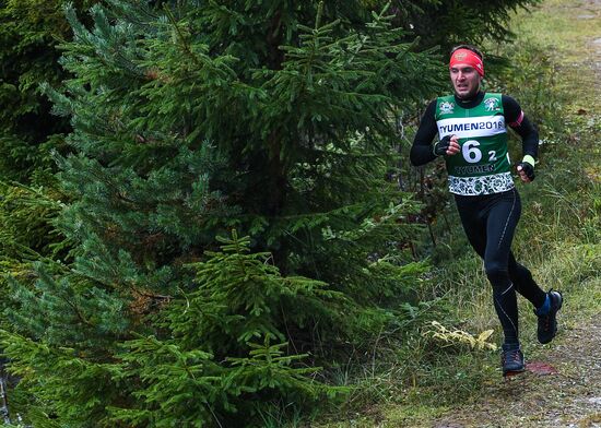 Russian national men's biathlon team on training in Ramsau, Austria