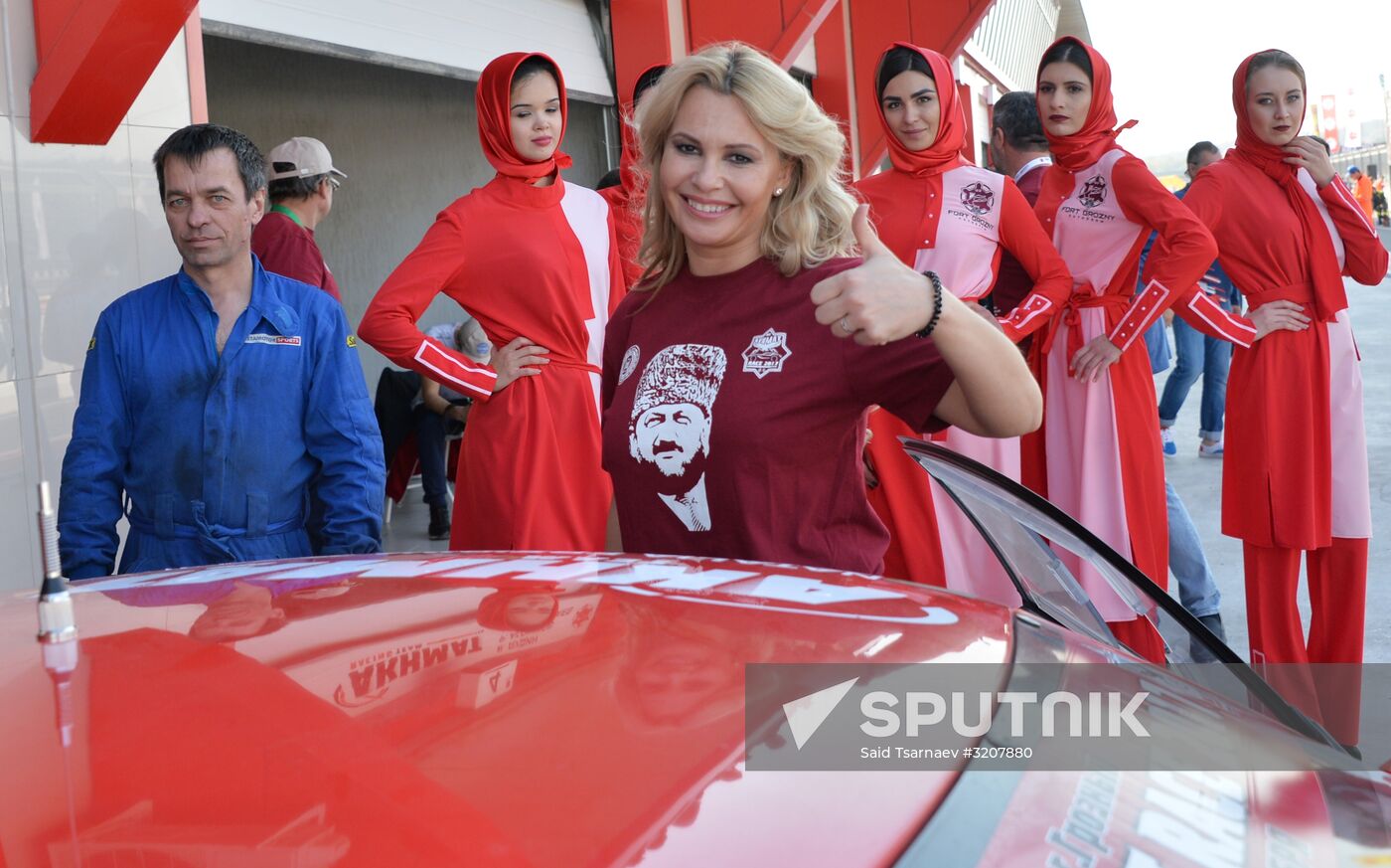 Auto show in Grozny