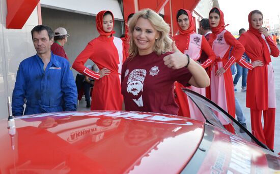Auto show in Grozny