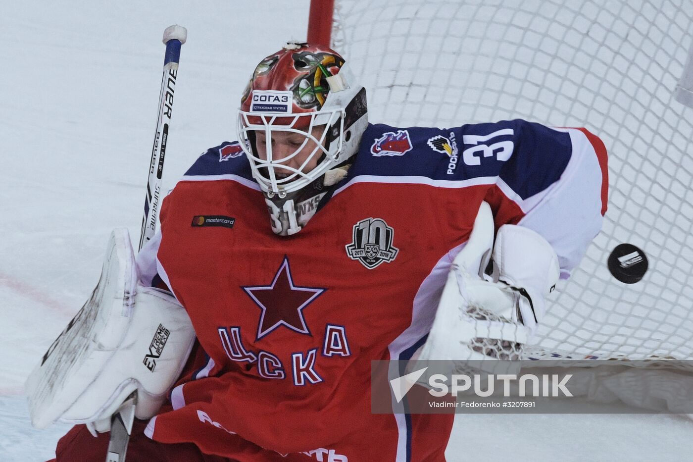 Ice hockey. KHL. CSKA vs. Spartak