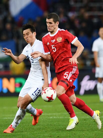 Football friendly Russia vs. South Korea