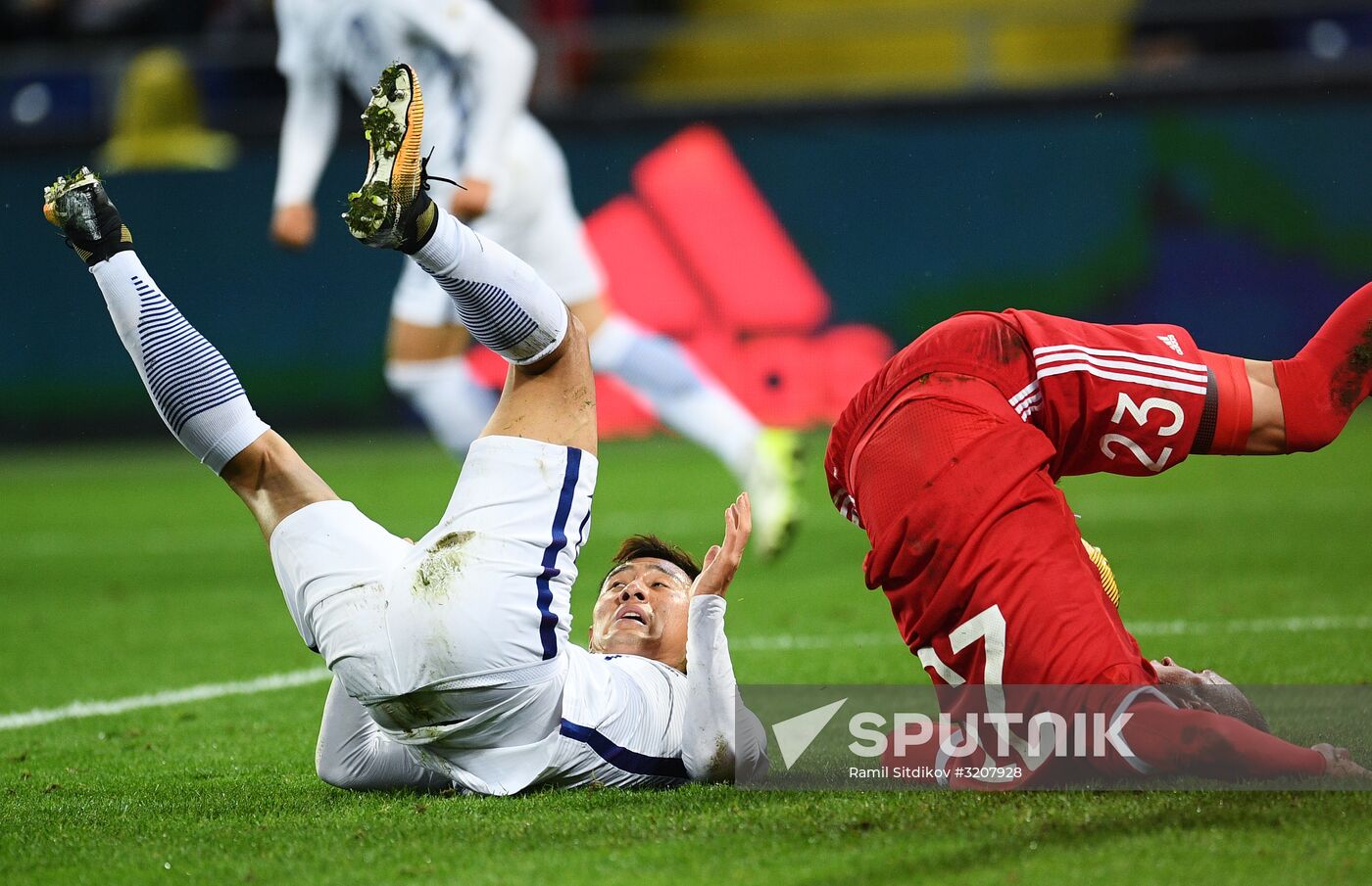 Football friendly Russia vs. South Korea