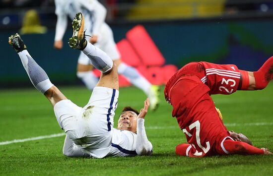 Football friendly Russia vs. South Korea